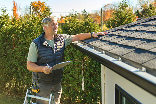 Professional Emergency Roof Repair technician working in Faucett, MO